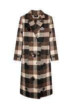 Cappotto Regular Lungo a Quadri
