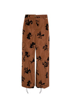 Pantalone Cargo con Fiori