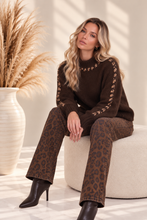 Maglione con dettaglio animalier