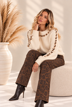 Maglione con dettaglio animalier