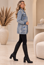 Giubbino jeans lungo