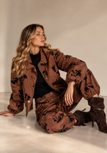 Pantalone Cargo con Fiori