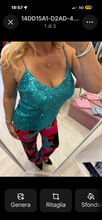 Top paillettes