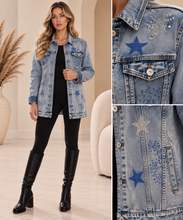 Giubbino jeans lungo
