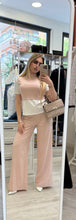 Pantalone palazzo e top