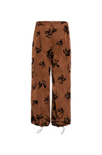 Pantalone Cargo con Fiori