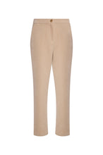 Pantalone chino regular in velluto beige Fracomina vista frontale